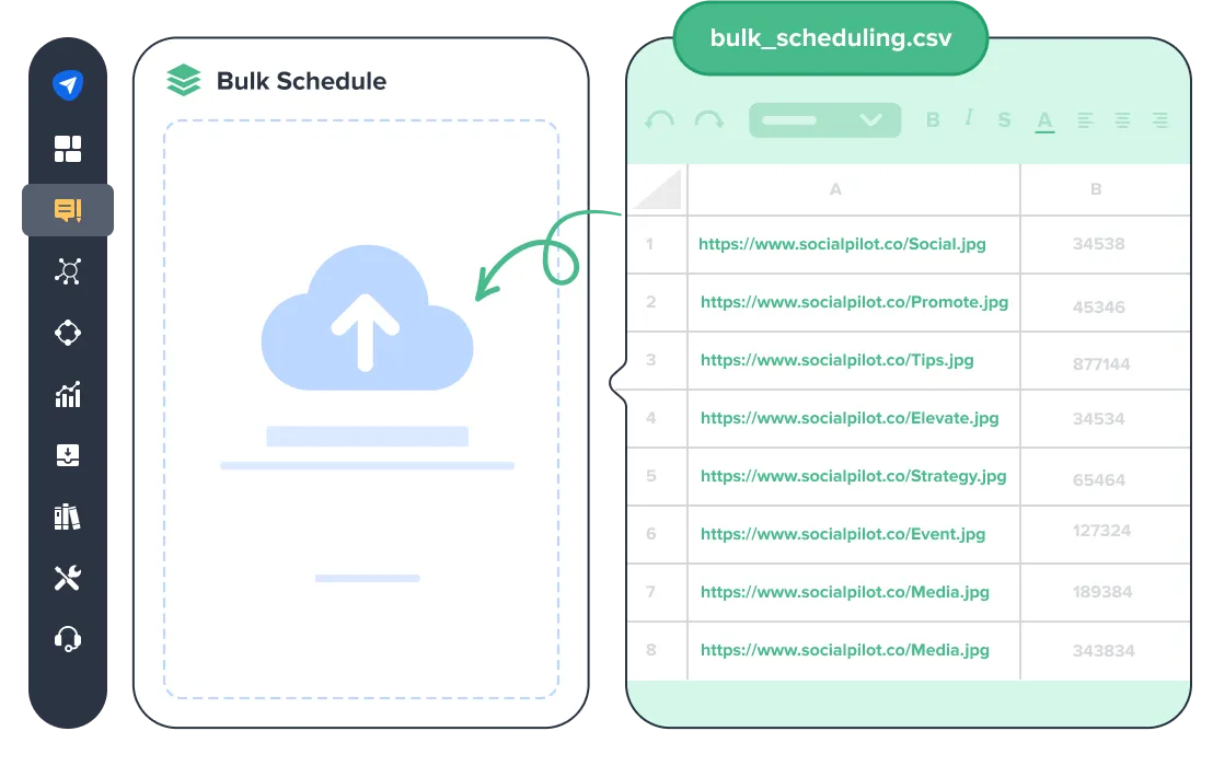Social Media Bulk Posting Platform- SocialPilot