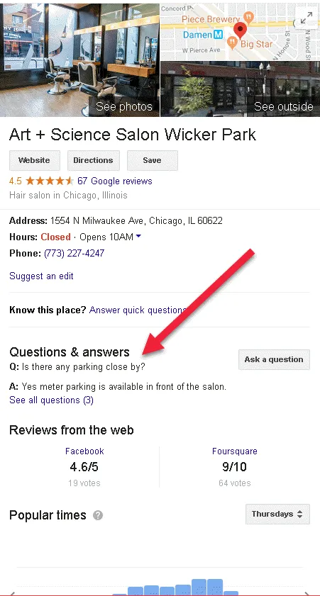 Question and Answers in Google Business Profile Question and Answers in Google Business Profile