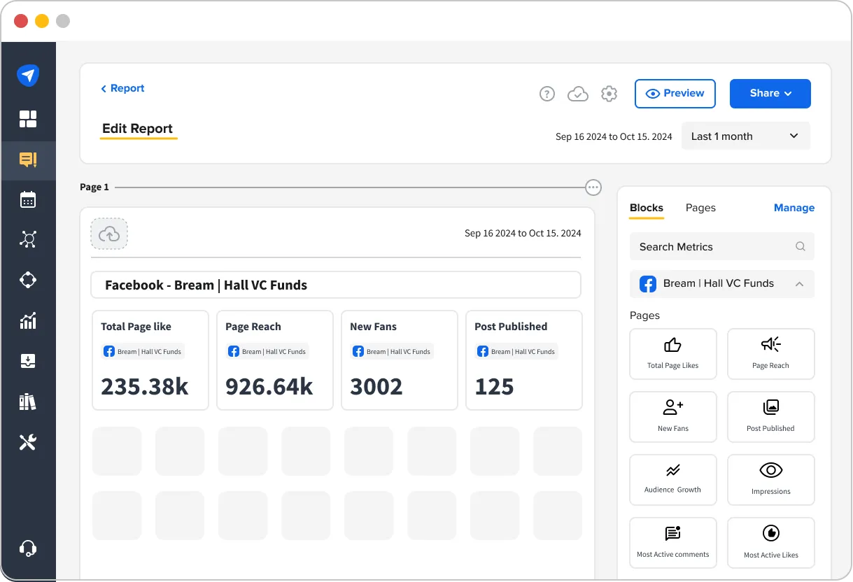 Advanced Reports