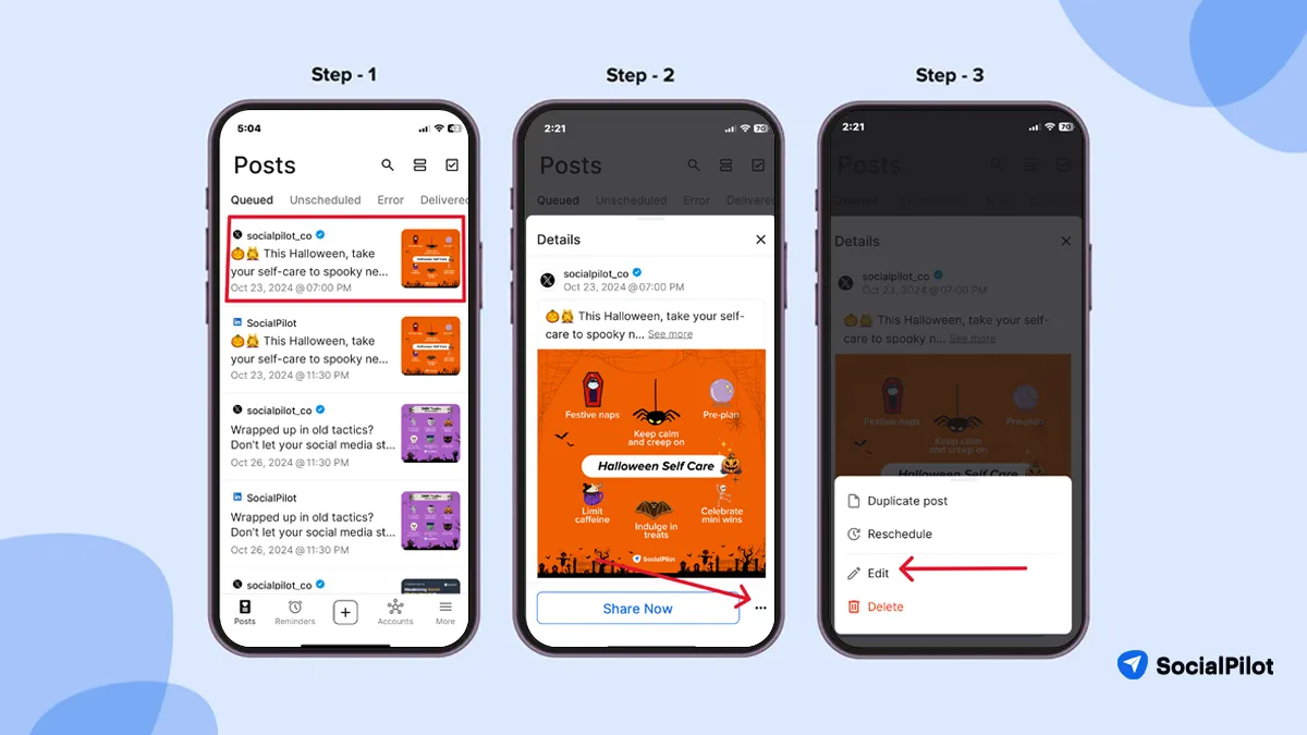 Editing Shorts on Mobile App