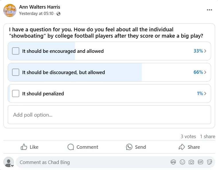 Facebook group pool