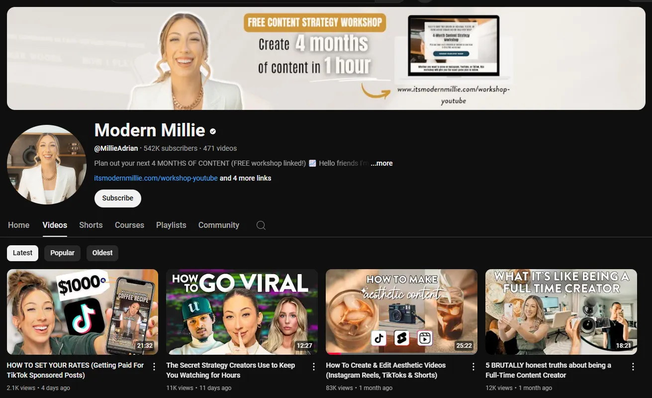 Modern millie