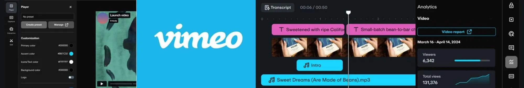 Vimeo video editor for TikTok