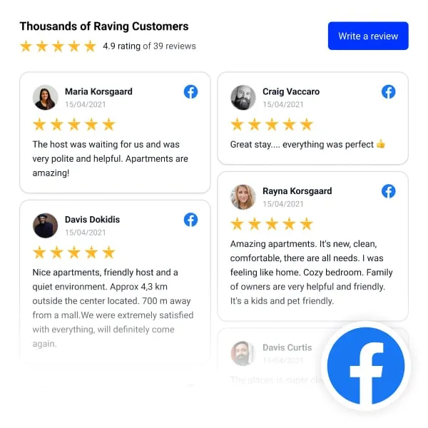 Buy Facebook Reviews or Not - Review Widget on Website