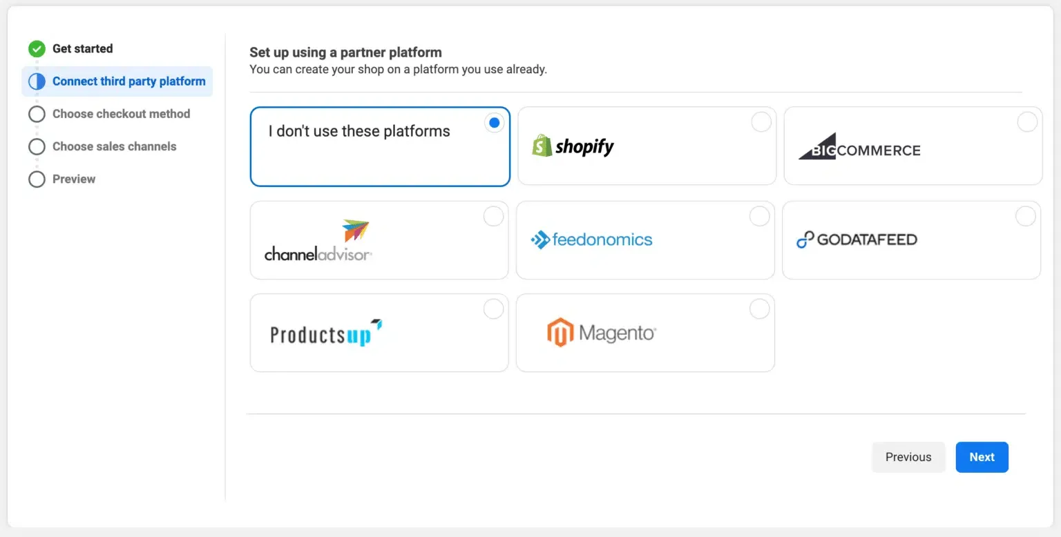 Connect to an E-Commerce Platform