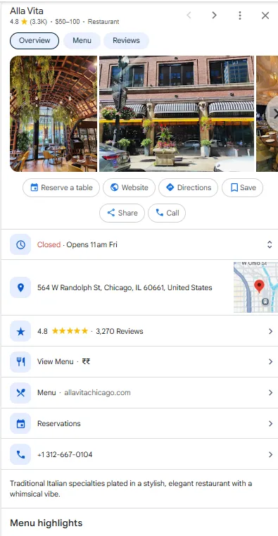 Optimized GMB Profile