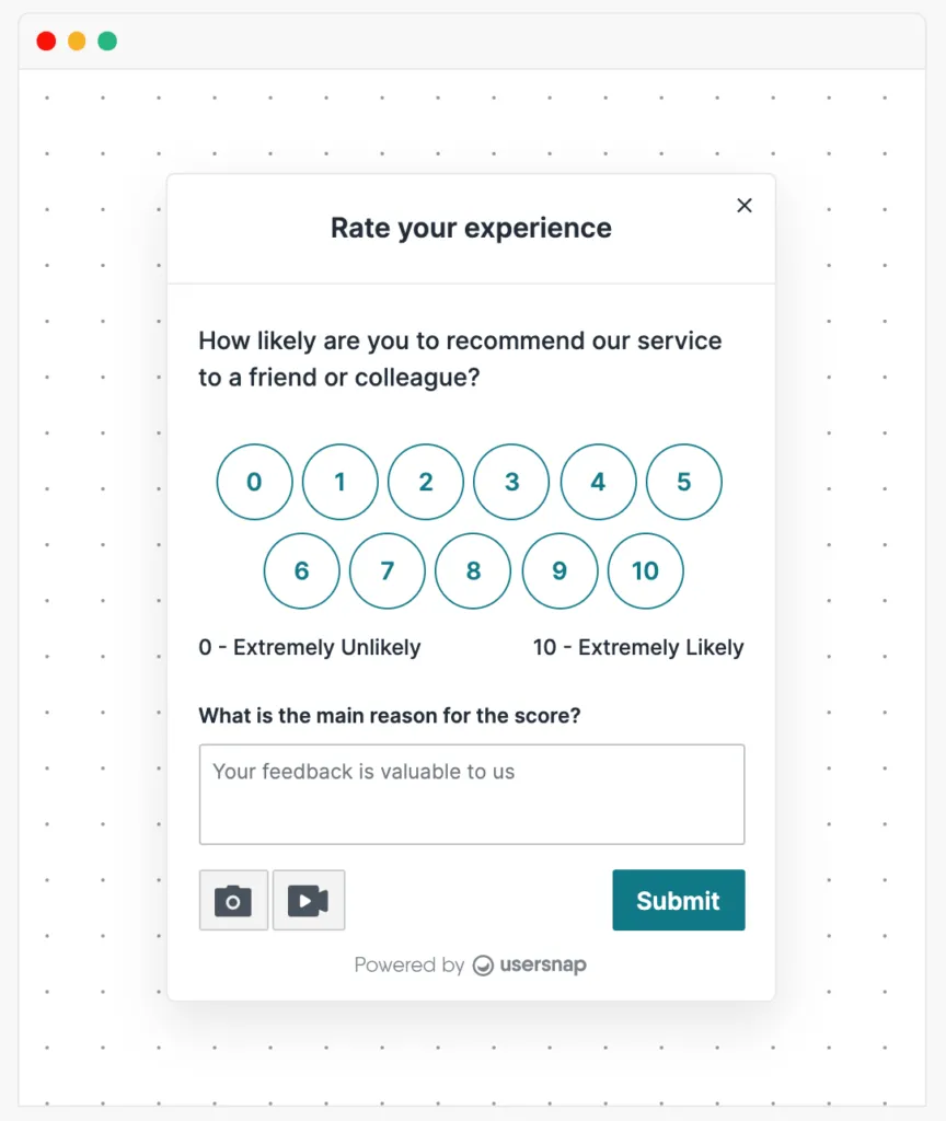 Providing clear questions for feedback