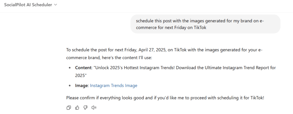 TikTok scheduling 