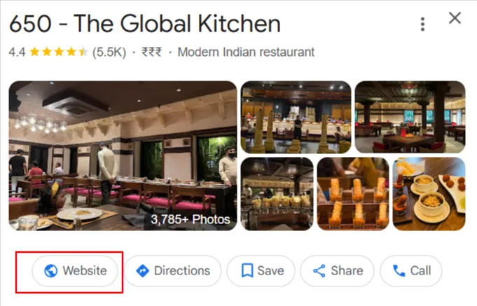 Add a website link to Google profile and grow visitors