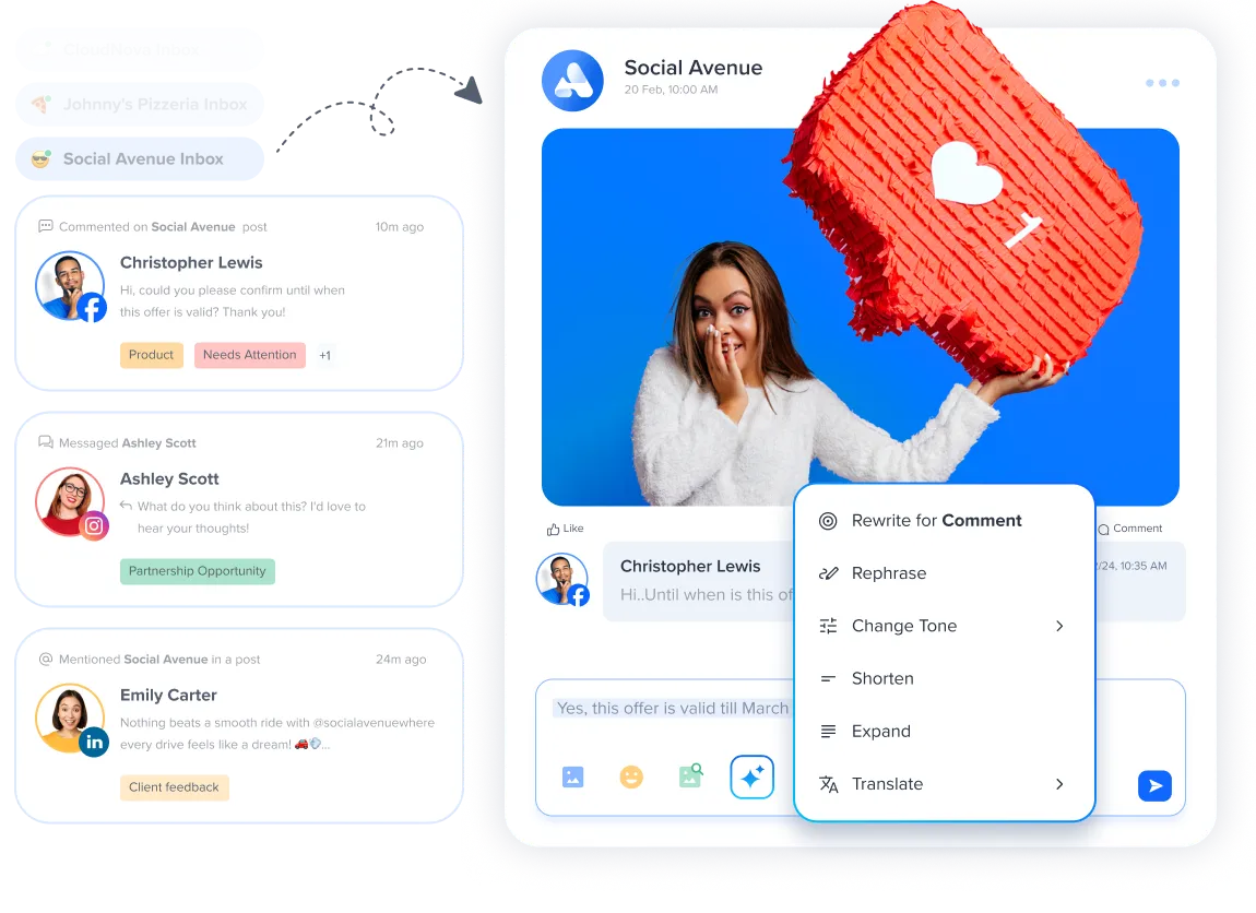 Never Miss a Message From a Customer With Social Inbox