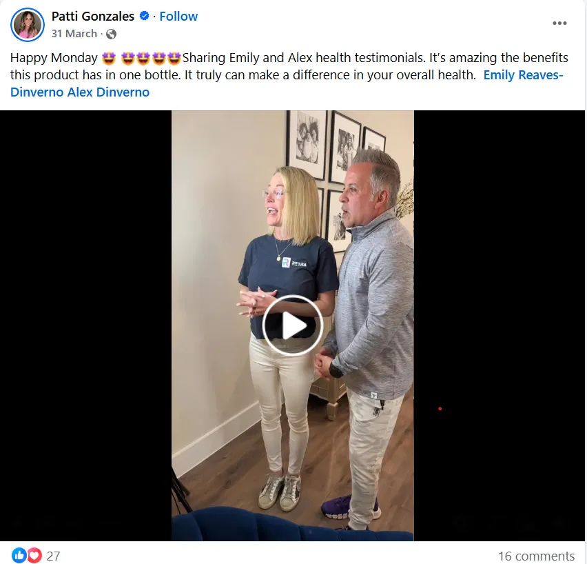Facebook Customer Testimonial Post Captions for Business or brands