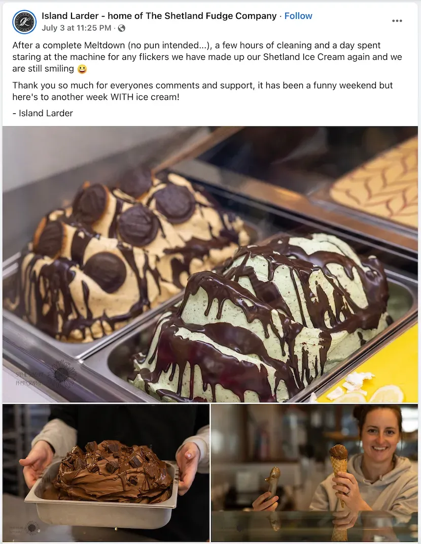 Humorous:Casual Captions for Product:Service Posts