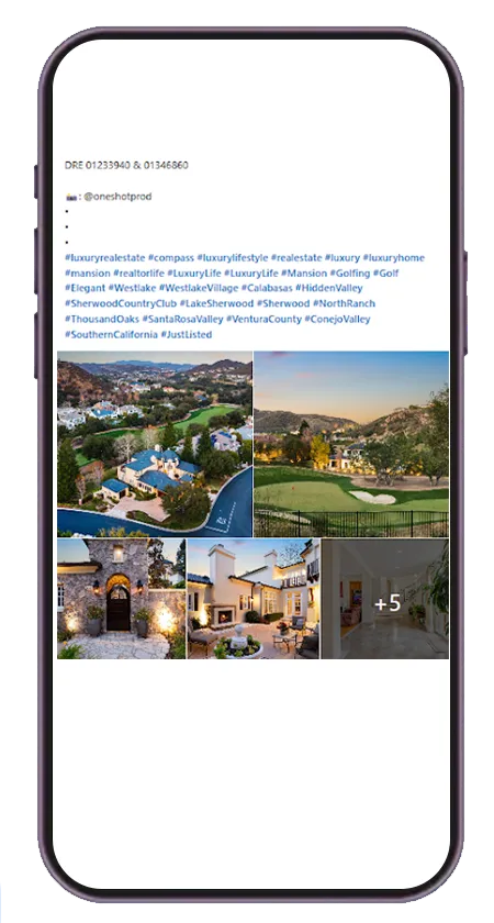 Twitter post on a phone showing a luxury open house event for a River Forest, IL home listed at $1.8M, with details and a photo of a bathroom. The interface is in dark mode Twitter post on a phone showing a luxury open house event for a River Forest, IL home listed at $1.8M, with details and a photo of a bathroom. The interface is in dark mode
