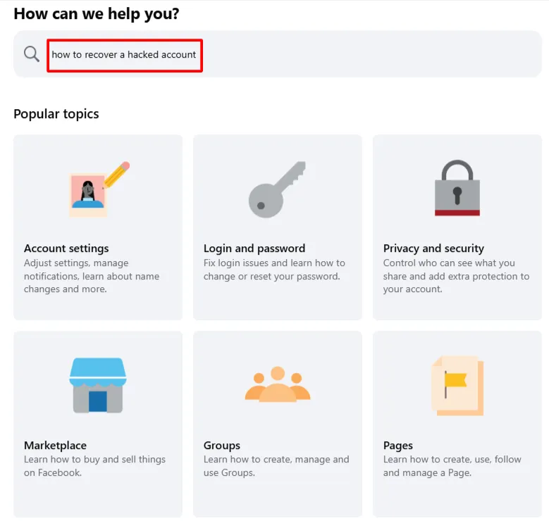 search your issue in the search bar