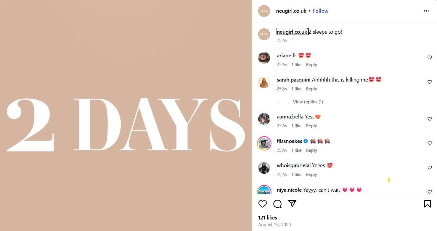 Captions to Announce New Products or Services on Insatgram