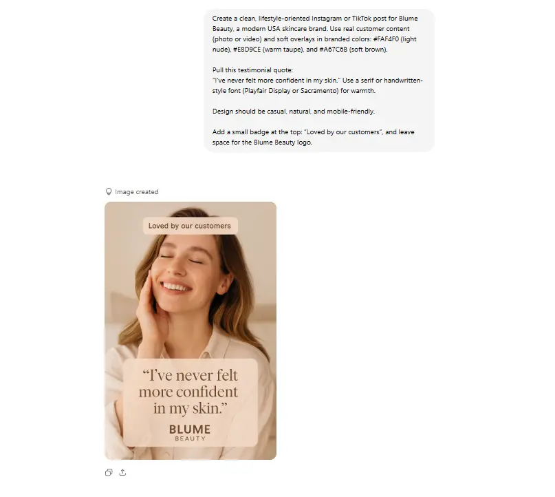 GPT prompts for testimonials posts