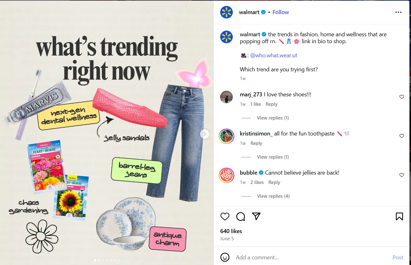 Instagram captions for e-commerce companies and startups