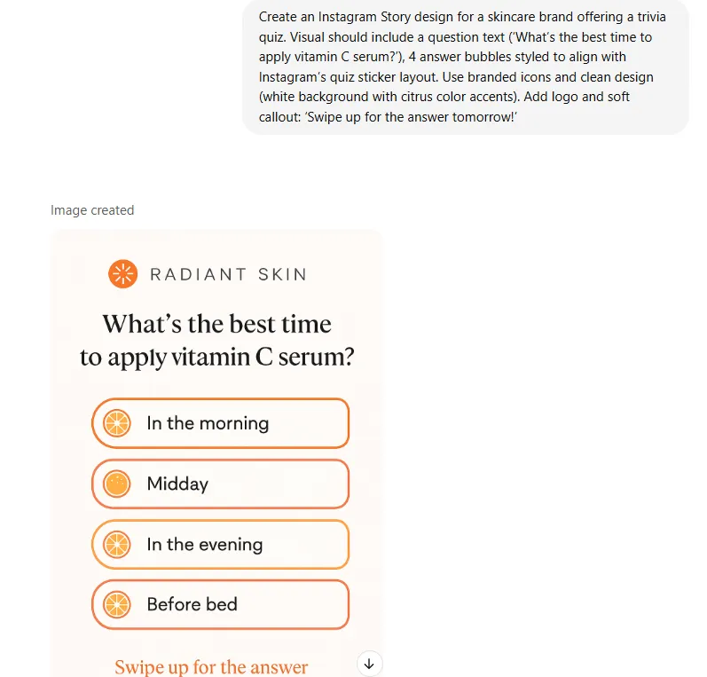 Quiz instagram story prompt ideas
