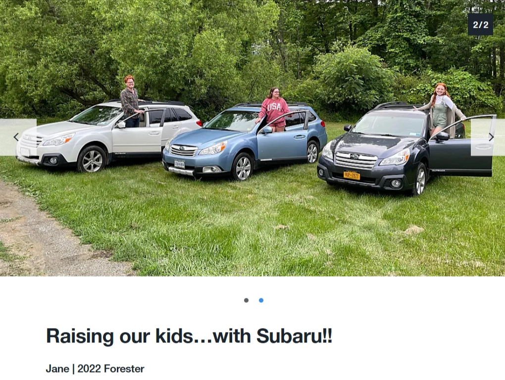 Subaru Campaign Subaru Campaign