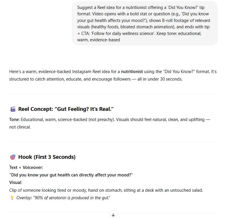 did you knwo instagram prompts reel ideas
