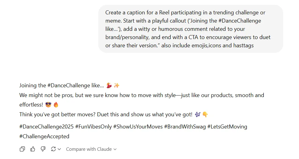 trending reel prompts ideas for instagram