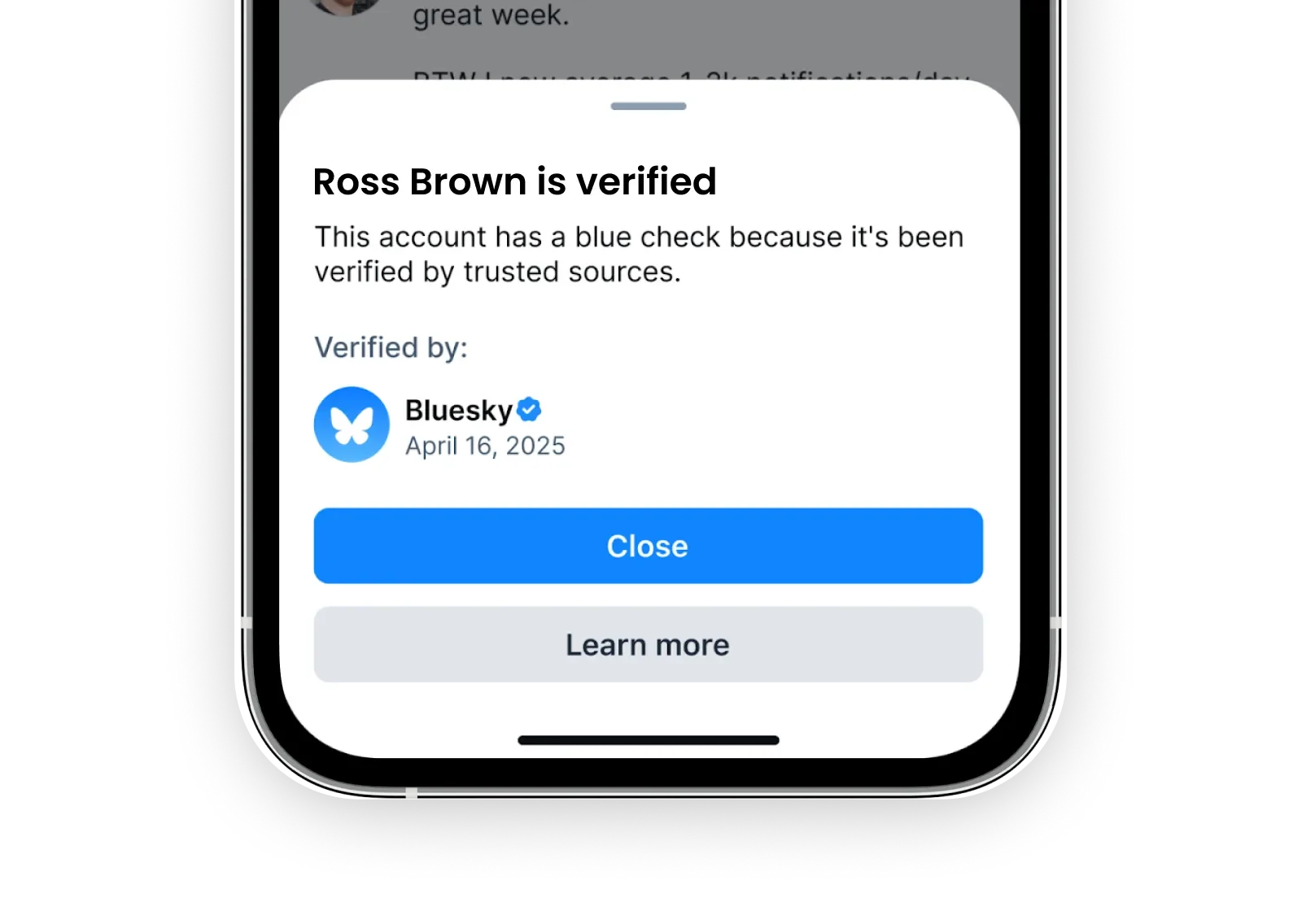 Account verification on Bluesky Account verification on Bluesky