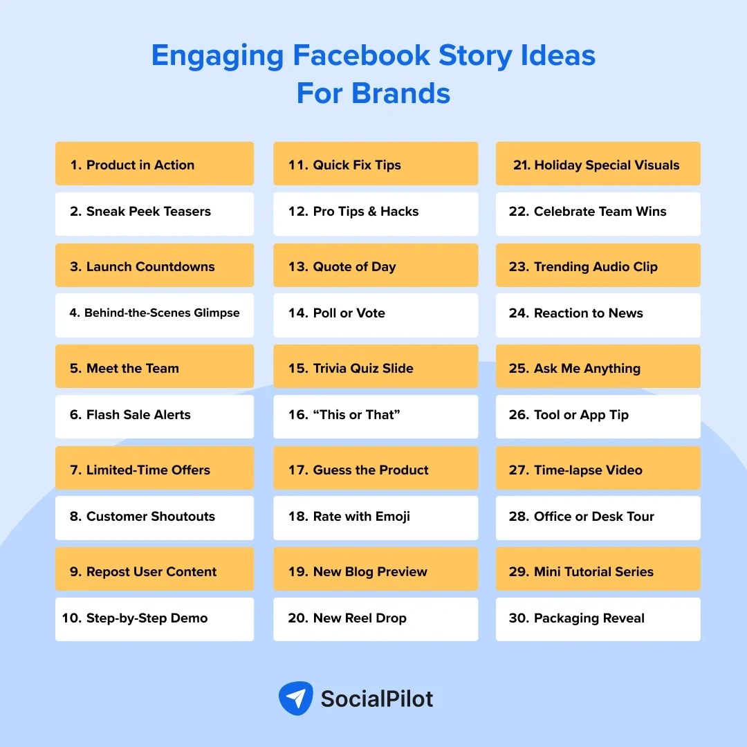 Business-Ready Facebook Story Ideas That Drive Clicks