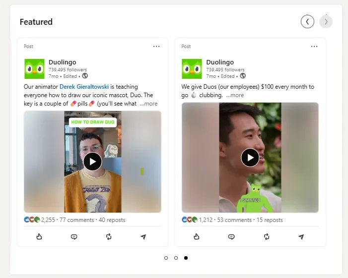 Feature your best linkedin posts Feature your best linkedin posts