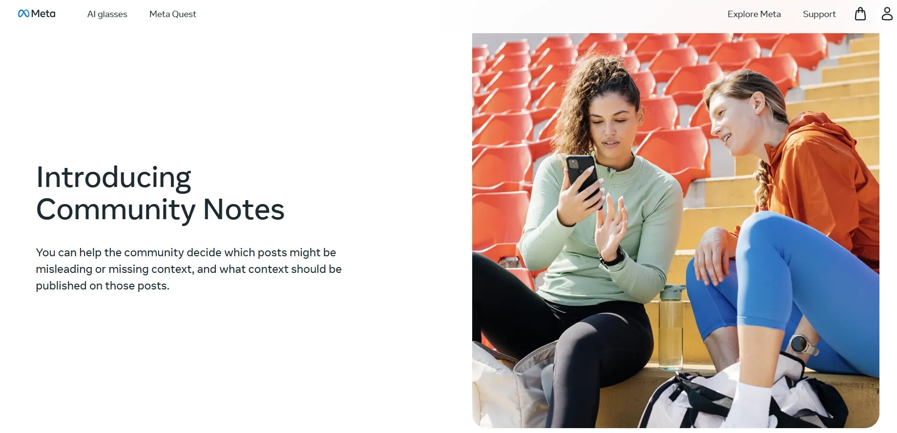 Meta community notes Meta community notes