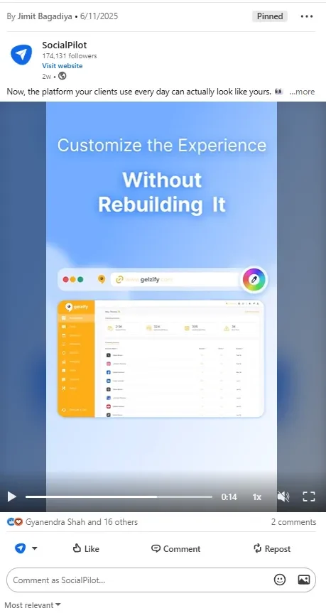 Pin your high performing post Pin your high performing post