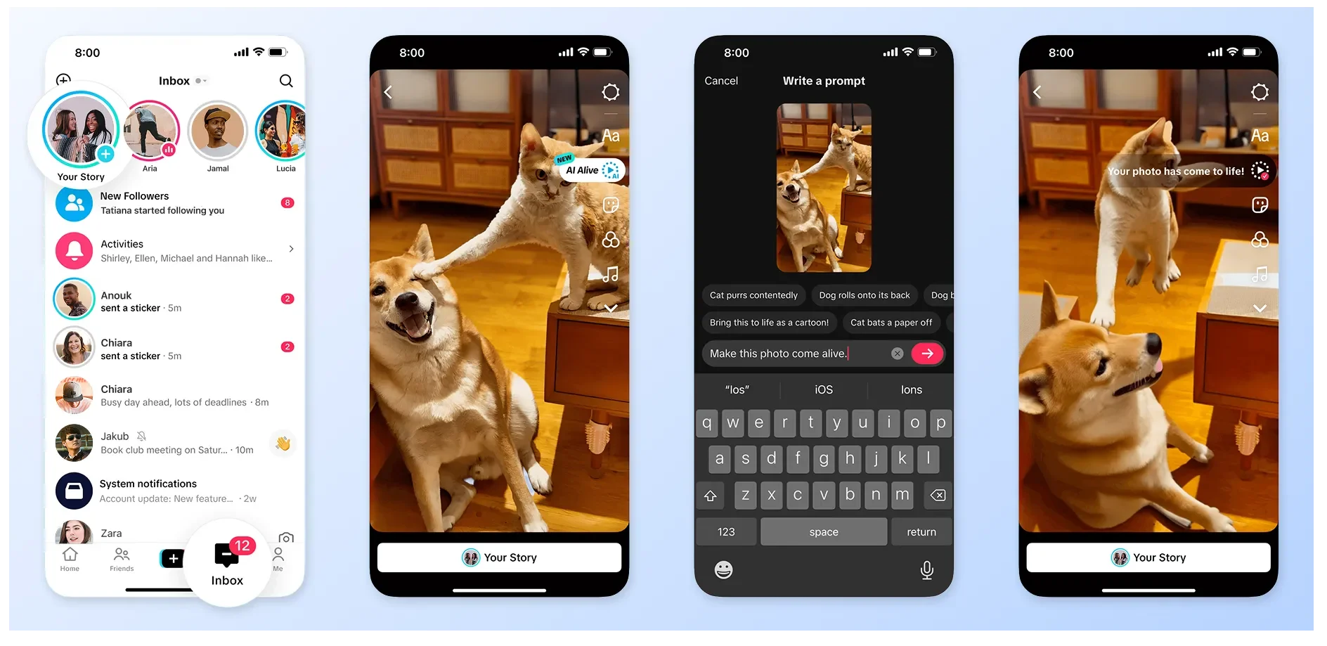 TikTok AI Alive Feature TikTok AI Alive Feature