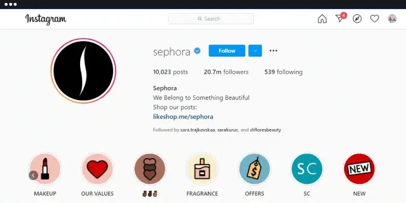 Instagram highlights