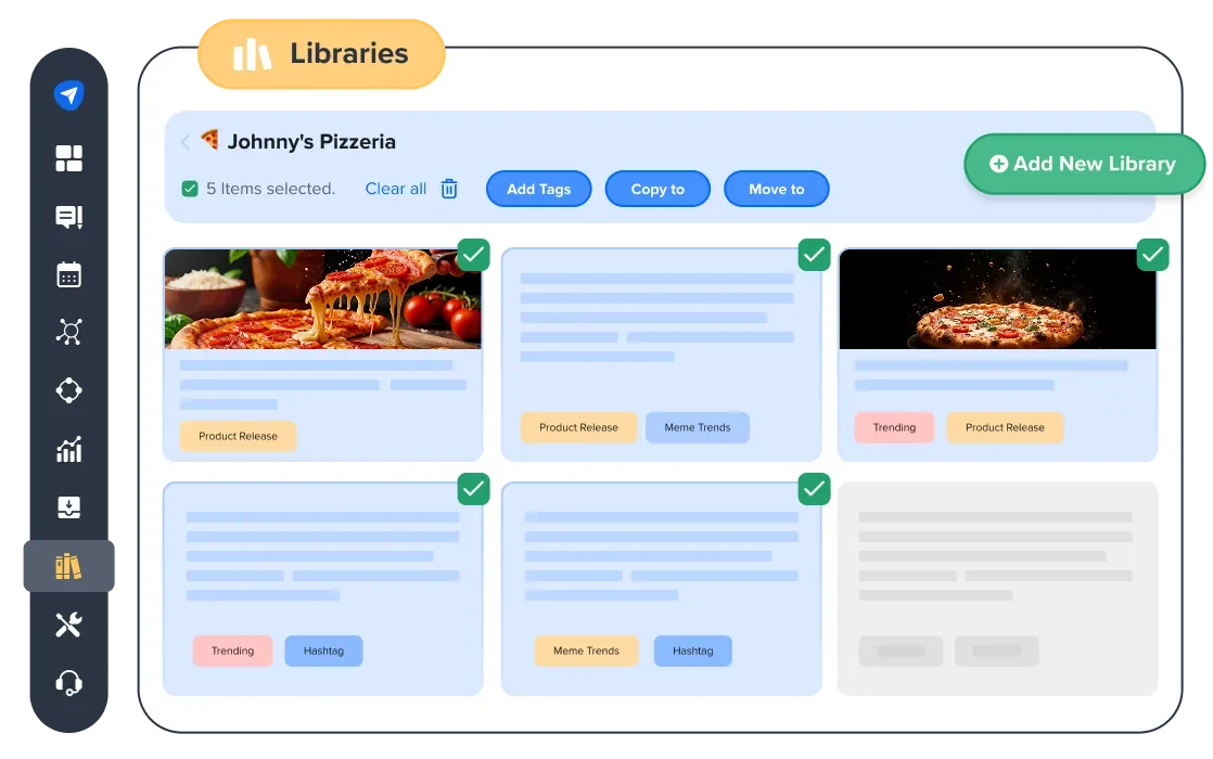 Organize Large Volumes of Content Easily