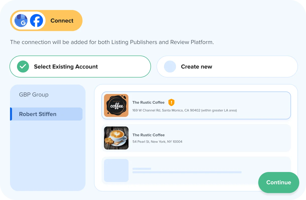 Claim Your Location’s Existing Listing
