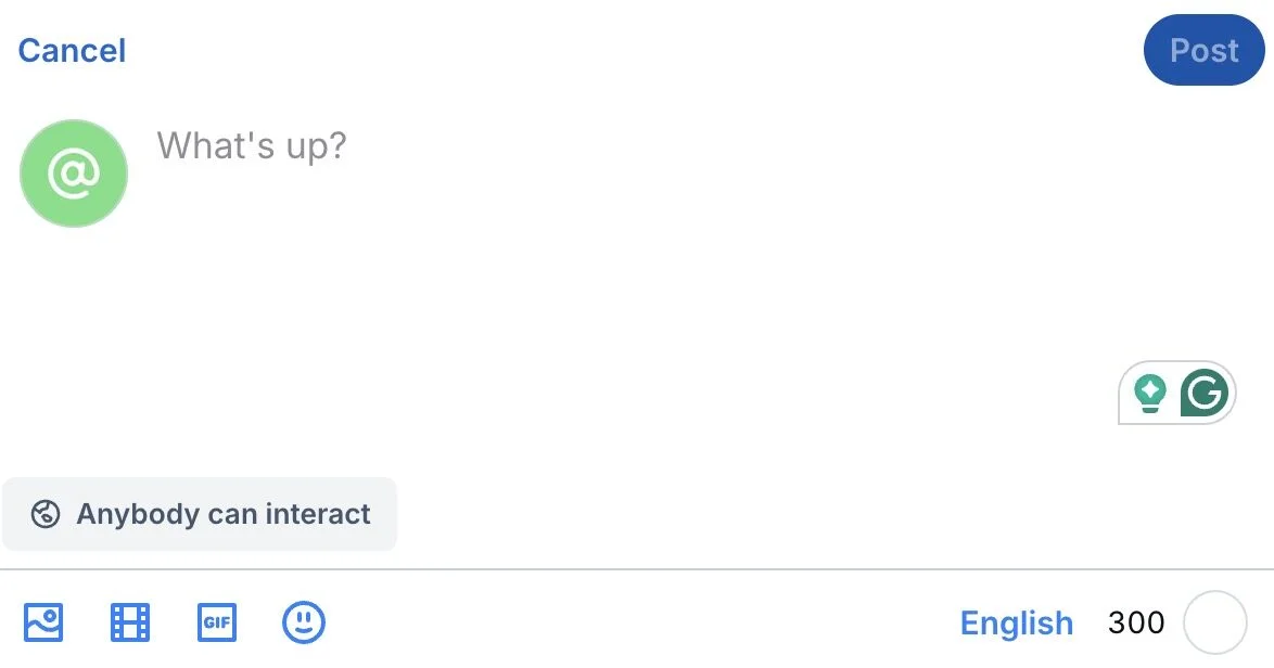 bluesky new post creation bluesky new post creation