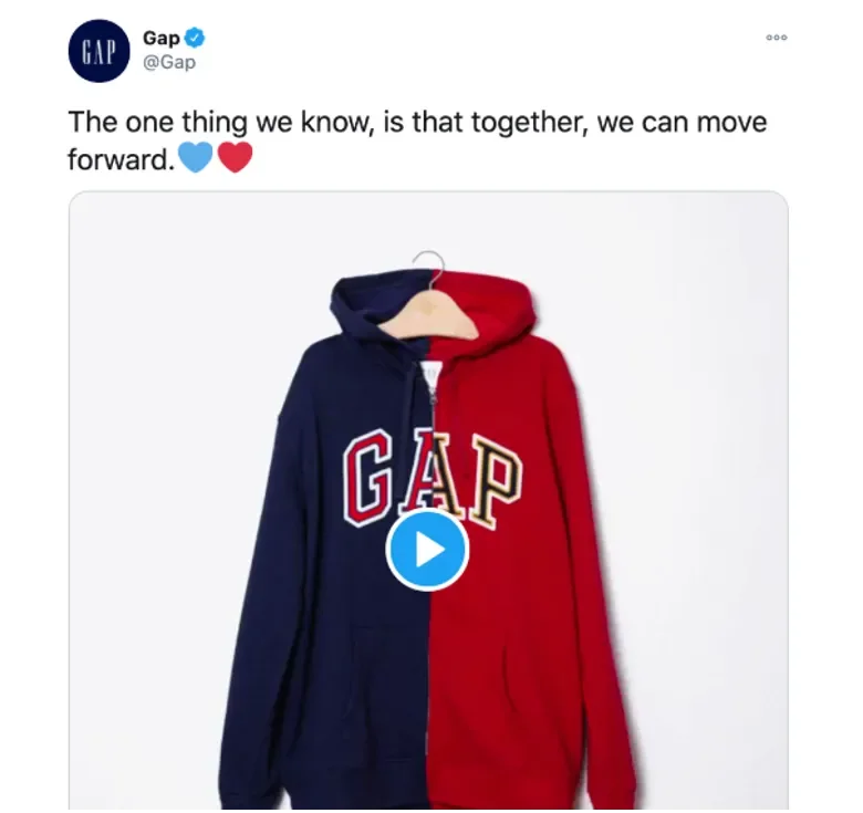 Gap’s social media campaign that diluted their brand identity