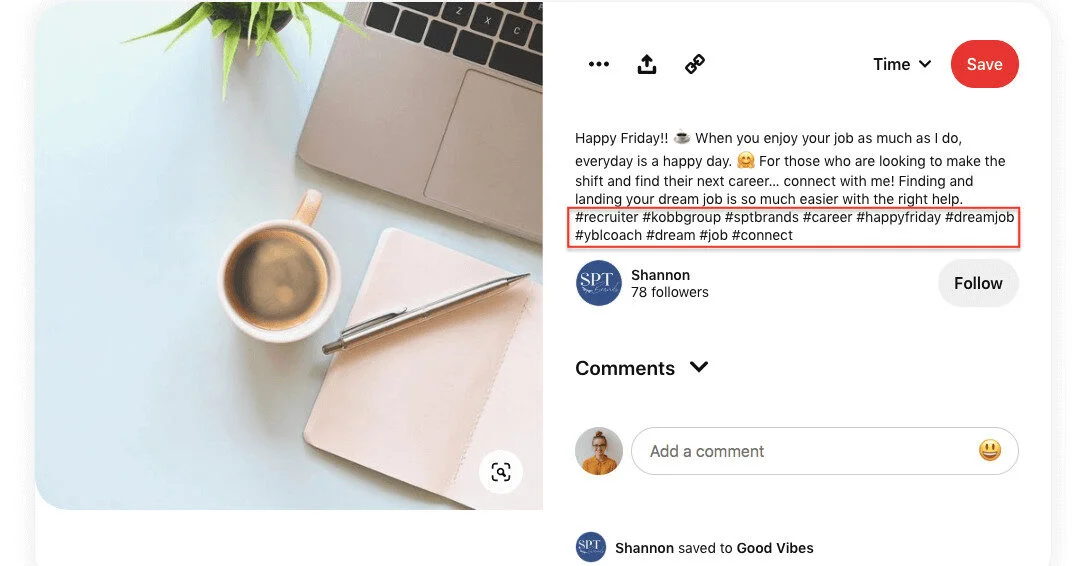 How to use hashtags in pins How to use hashtags in pins