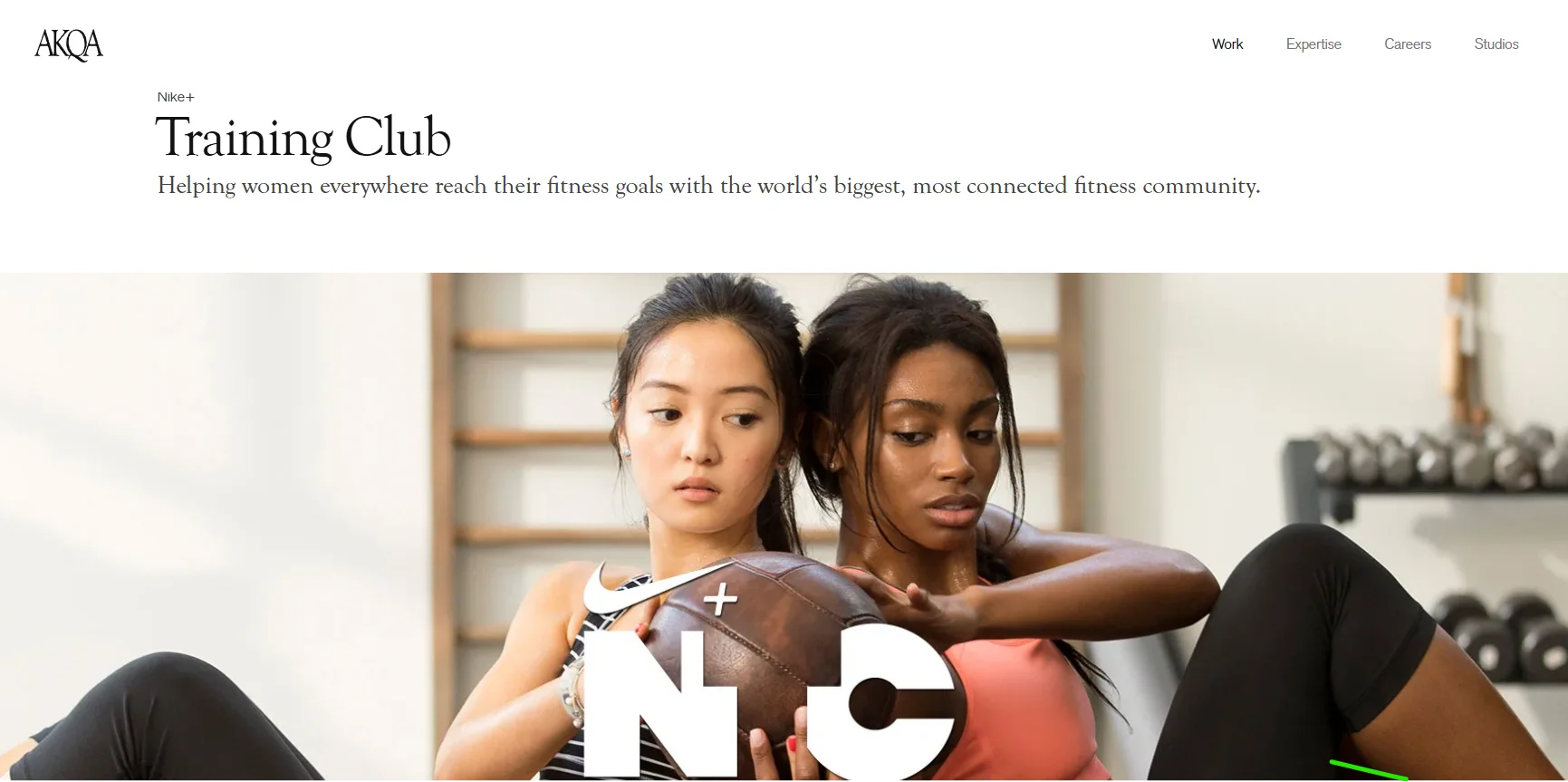 Image of AKQA and Nike’s training club collab