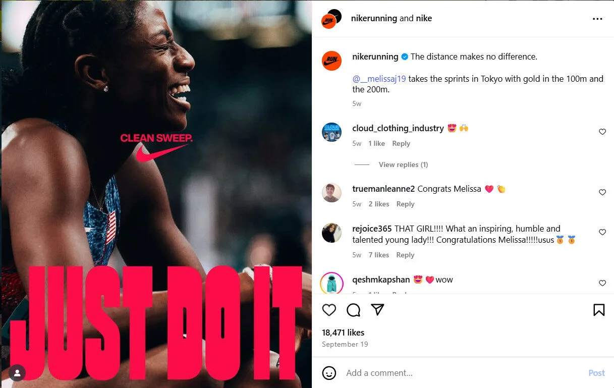 Just Do It campaign by Nike