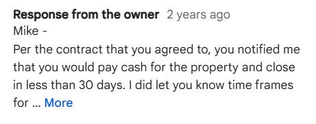 Review response offering a solution and suggesting offline follow-up Review response offering a solution and suggesting offline follow-up