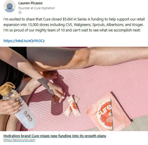 cure hydrate’s success story as wellness brand