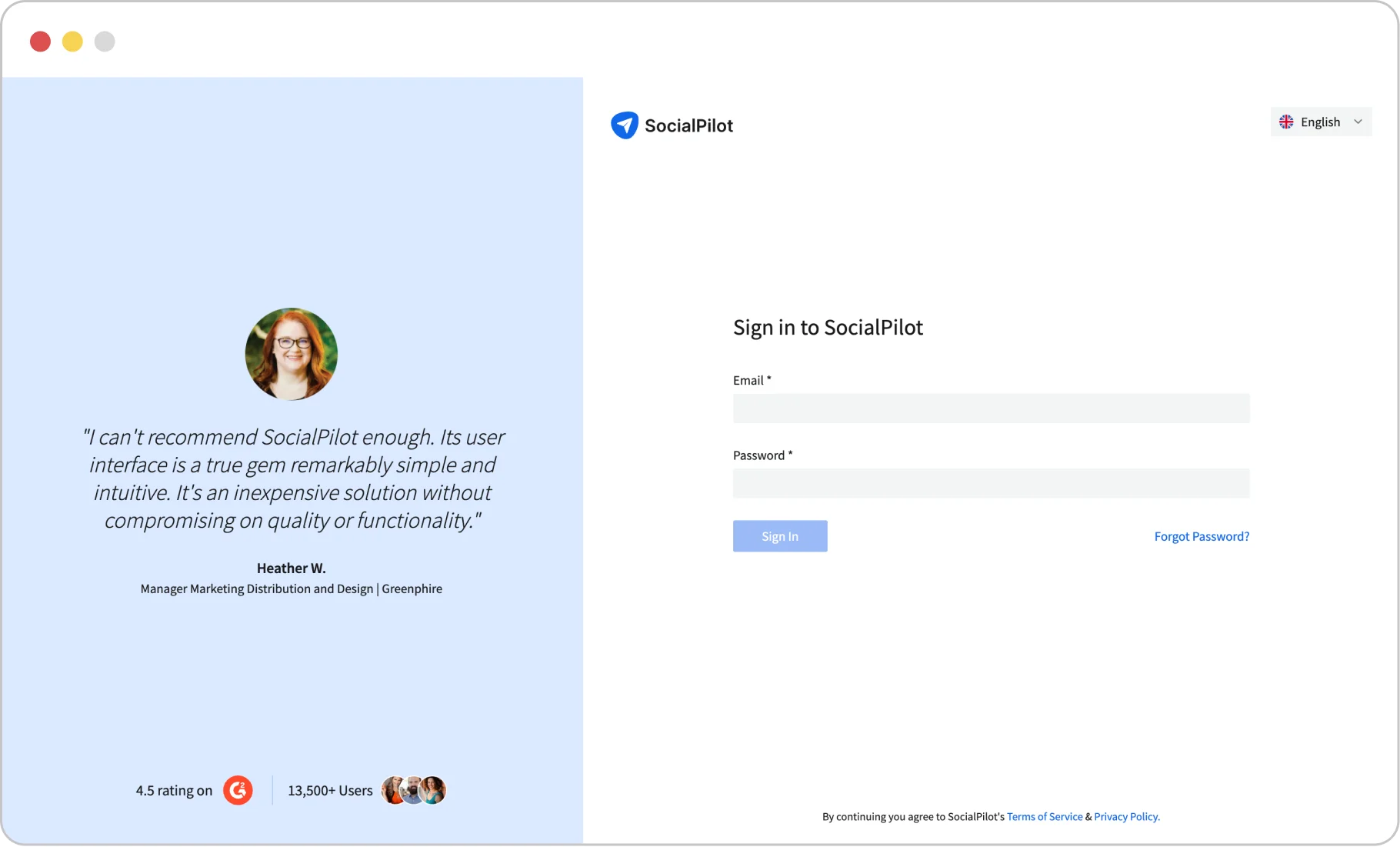 Access your SocialPilot Account Access your SocialPilot Account
