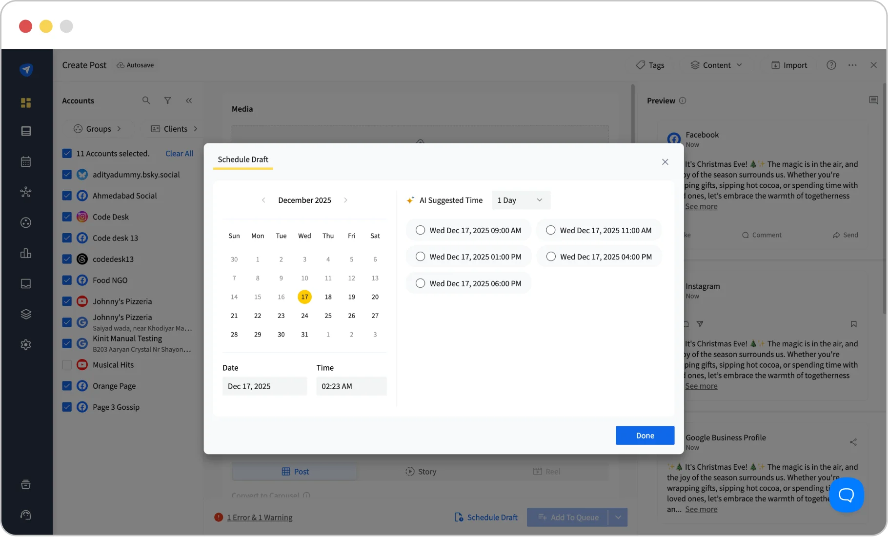 Best Posting Times Using SocialPilot AI Best Posting Times Using SocialPilot’s AI