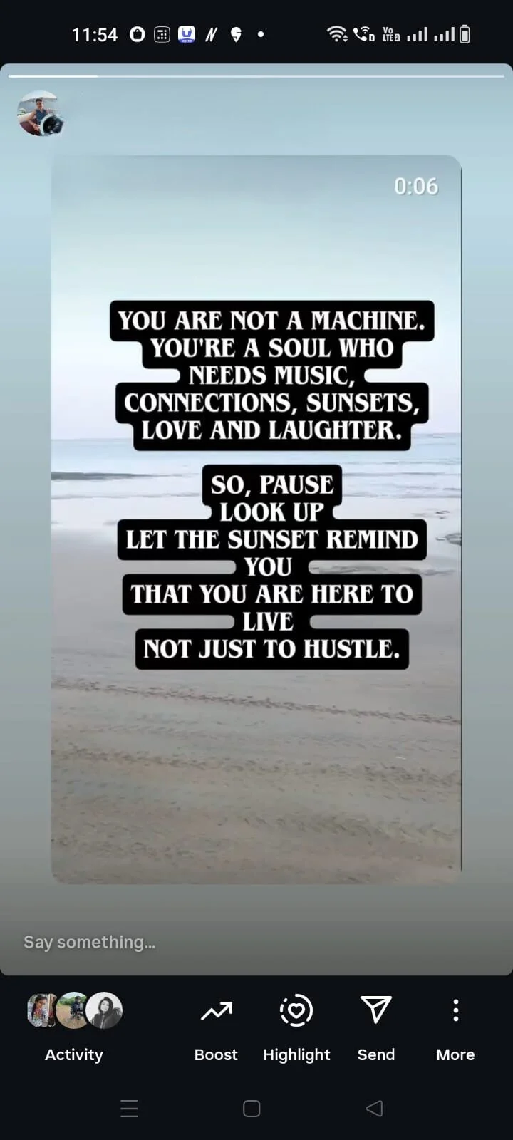 Click on the three dot More option towards the bottom right Click on the three dot More option towards the bottom right