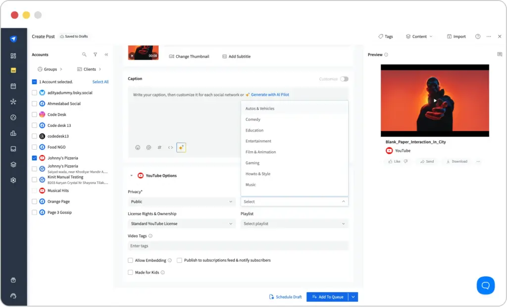 Content Category Content Category