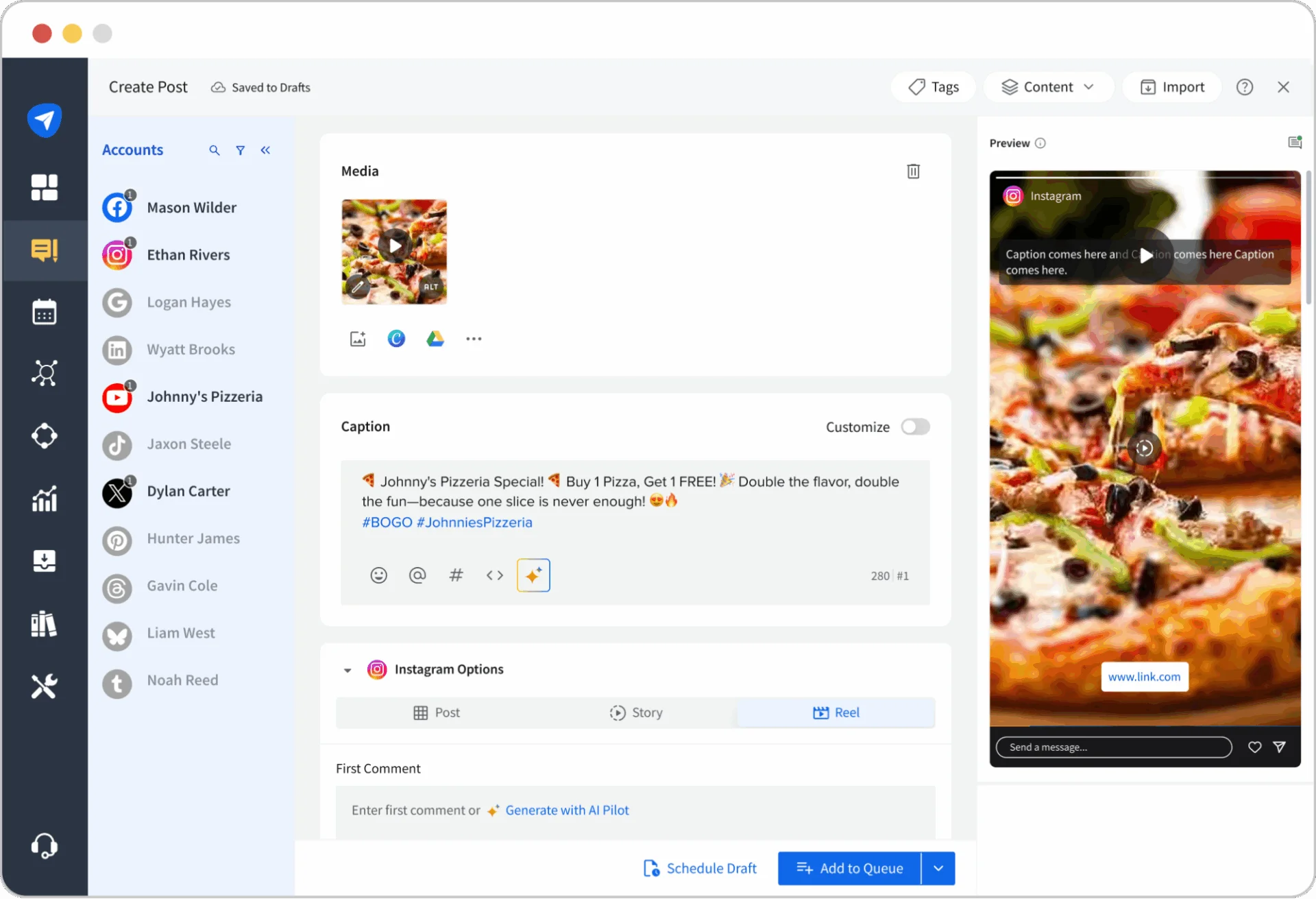 Instagram scheduling Instagram scheduling