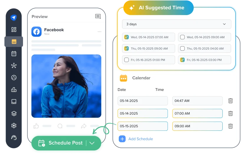Publish Posts at AI-Suggested Times To Boost Visibility