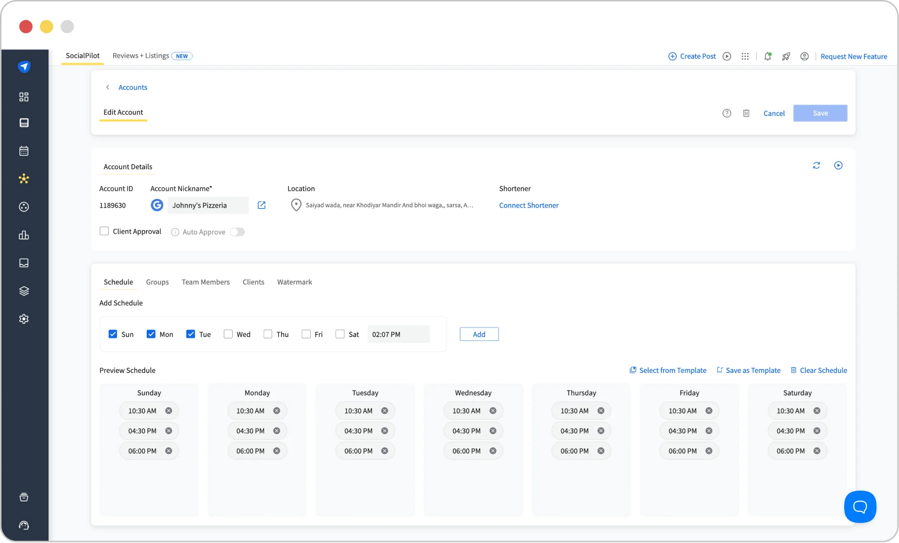 Set a Posting Frequency for Each Platform Set a Posting Frequency for Each Platform