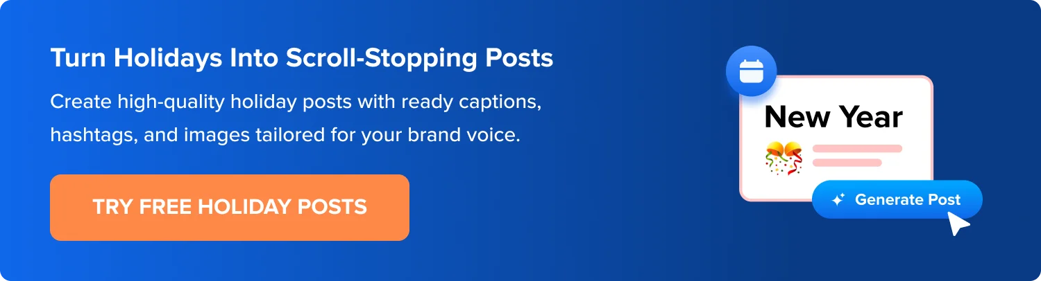 Social Media Holiday Calendar Social Media Holiday Calendar