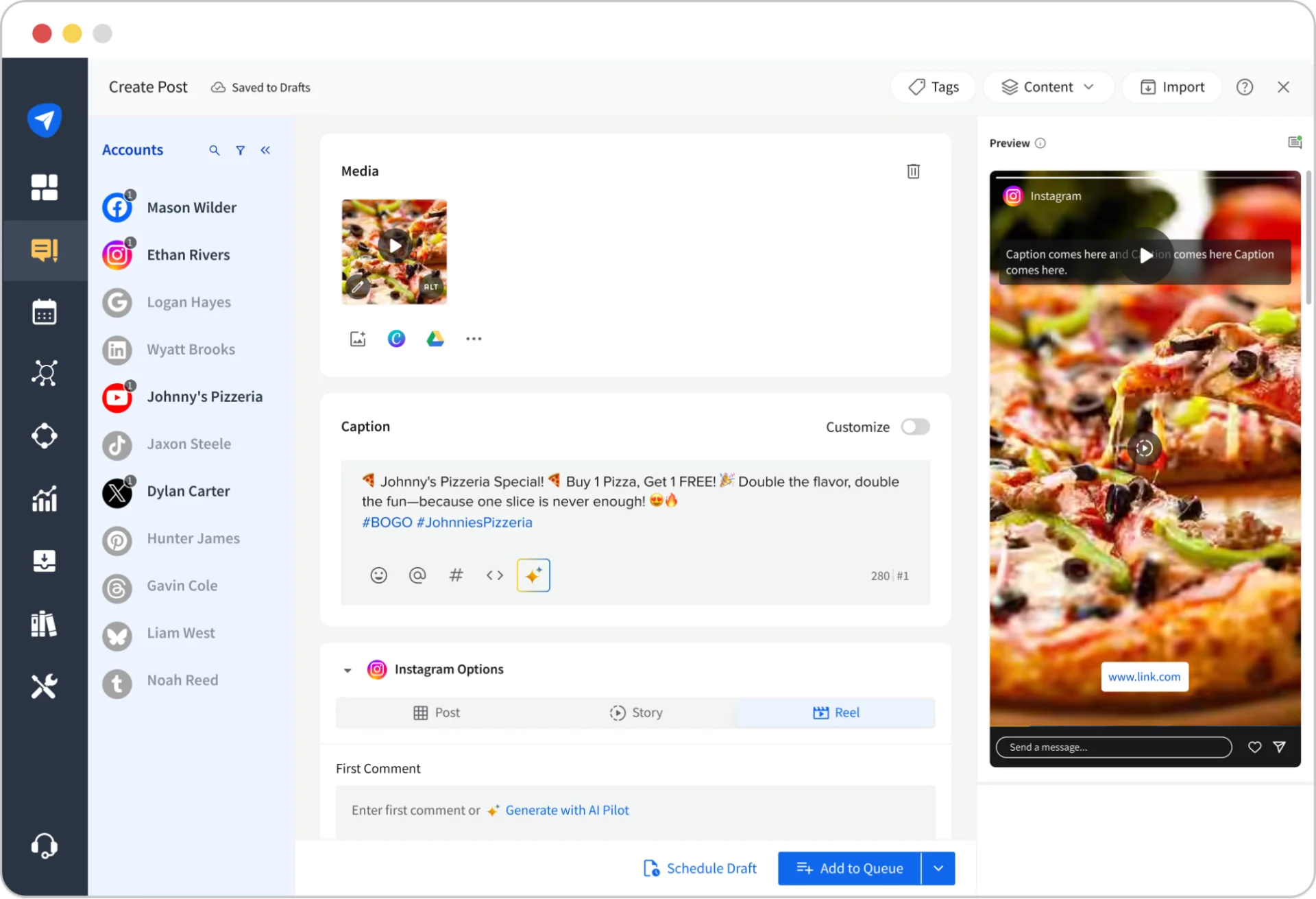 Socialpilot post composer Socialpilot post composer